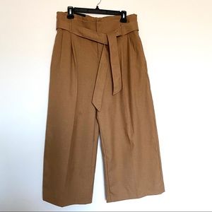 Banana Republic Camel Culottes with Bow Detail NWT